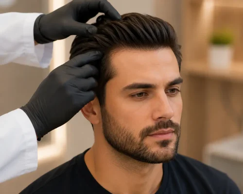 Men hair transplant at Snb Aesthetic clinic Dubai, Al Wasl Road